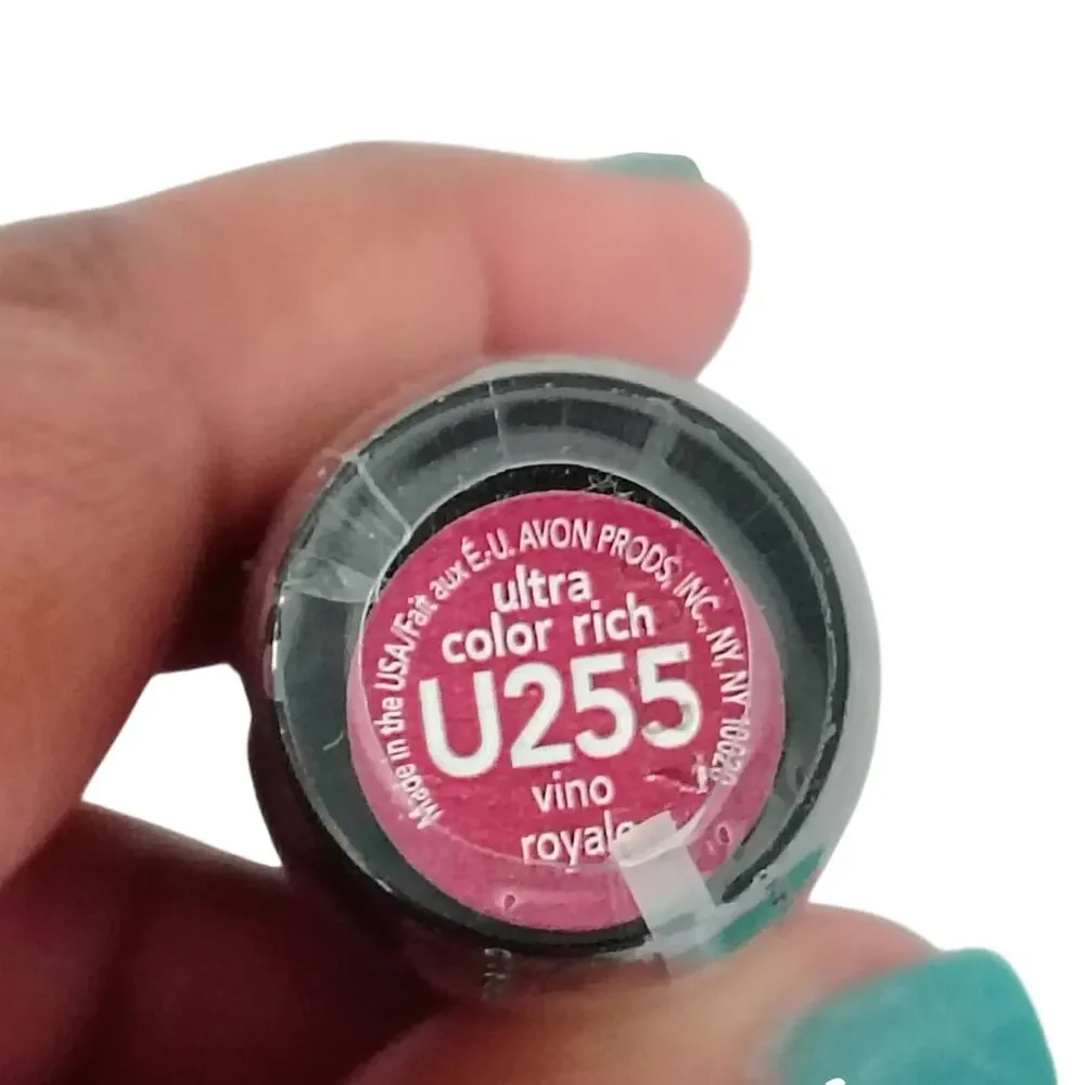 Avon Ultra Color Rich Lipstick Vino Royale U255 Burgundy SEALED Discontinued